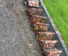 Old school ridge tiles