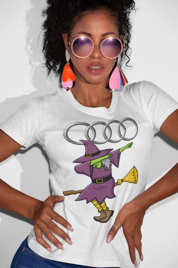 Audi Dabbing cool characters t-shirt Audi shirt funny dab logo Audi t-shirt