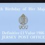 1986 Jersey 60th Birthday of Queen Elizabeth II GB1 Definitive Issue Presentation Pack Image 2