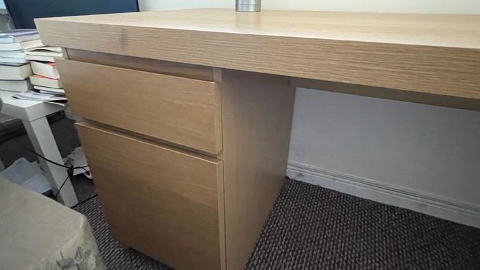 Large wooden desk for sale (roughly 40cm x 1.30m)