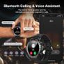 Smart Watch Answer/Make Call, 1.45" HD Touch Screen Smart Watch for Men, Fitness Watch 110+ Sports Modes, Smartwatch with Heart Rate Blood Oxygen Sleep Monitor Step Counter for Android iPhone Image 2