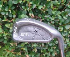 Ping iSi K 7 Iron Black Lie Angle JZ Steel Shaft Mens RH