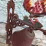 Charming rustic cast-iron rooster wall bell Image 2