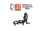 iPhone 11 Replacement Charging Port Dock Connector Flex Cable Mic White