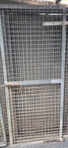 Galvanised Steel Gates x 2