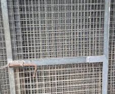 Galvanised Steel Gates x 2