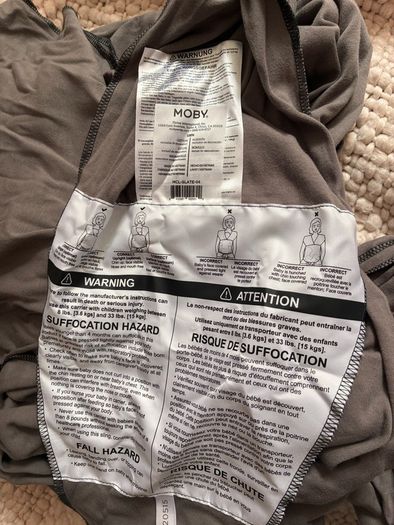 Moby Sling Grey