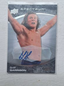 AEW Spectrum 2021 Griff Garrison Autograph Upper Deck Base Auto
