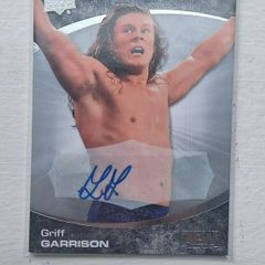 AEW Spectrum 2021 Griff Garrison Autograph Upper Deck Base Auto
