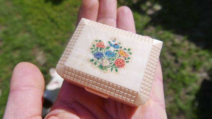 Vintage Rosary in a Decorative Box