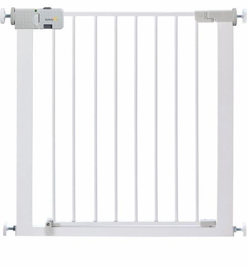 NEW SALE | 1st SecureTech Metal Gate, Pressure Fit Safety Gate, Baby Gate for Stairs and Doors, for Widths 73 to 80