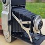 Coronet Rapide vintage 120 film folding camera with Meniscus lens Image 2