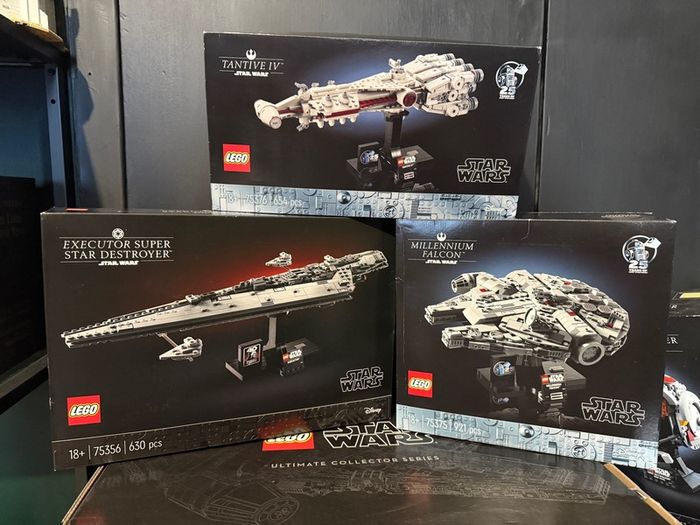 Lego Star Wars starship collection