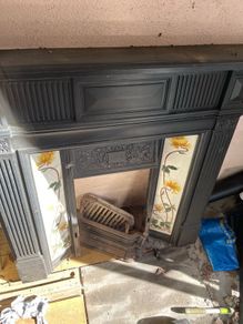 cast iron fireplace