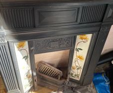 cast iron fireplace