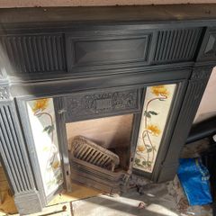 cast iron fireplace