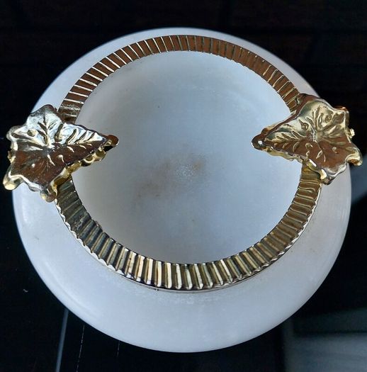 1960's Onyx Trinket/Jewellery Holders x 2