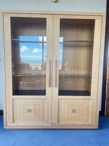 Solid Oak Tall Cabinet