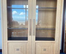 Solid Oak Tall Cabinet
