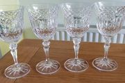 Set 4 wine glasses Galway Crystal