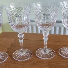 Set 4 wine glasses Galway Crystal