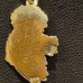 Vintage sterling silver pendant with enamel map of Ireland Image 7