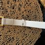 YSL white leather belt size L Image 6