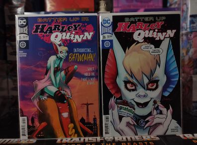 Harley Quinn ! Issue #35 and #36 ! Complete Batter Up Story ! 2018 ! by DC Comics !