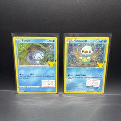 Sobble 24/25 | Oshawott 21/25 Pokemon Cards
