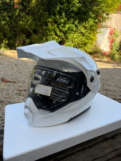 Never used motorbike helmets