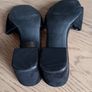 Black Suede Slip on Mules Image 4