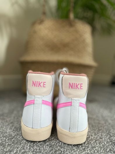 Nike Blazers Pink and White