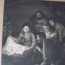 a antique old master  engraving of the adoration of the shepperds.date 1775 Image 4