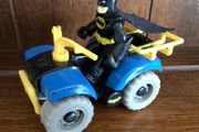Imaginext D.C Comics Batman figure 4 wheeler ATV caped crusader