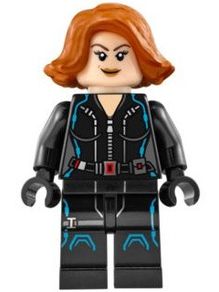 Lego Super Heroes  Black Widow minifigure
