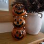 Trio of pumpkin tea lite holders Image 2