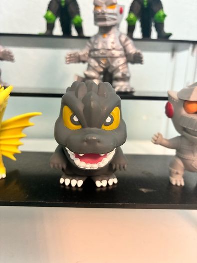 Lot of small Godzilla collectibles