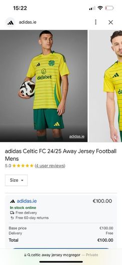 Celtic FC Away Jersey