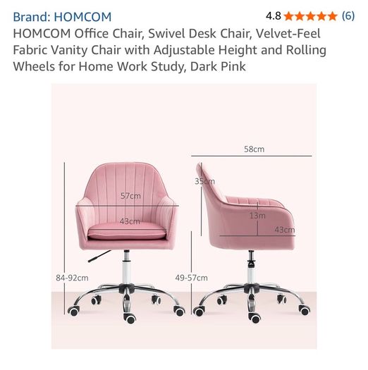 Pink Swivel chair