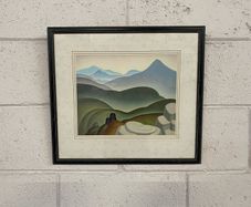 John Luke Print in the Mournes of a 1936 painting from The Ulster Museum