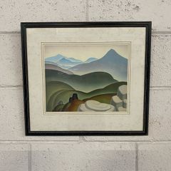 John Luke Print in the Mournes of a 1936 painting from The Ulster Museum