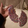 sequin wings iron on patches Image 3