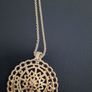gold plated 925 sterling silver necklace Image 2