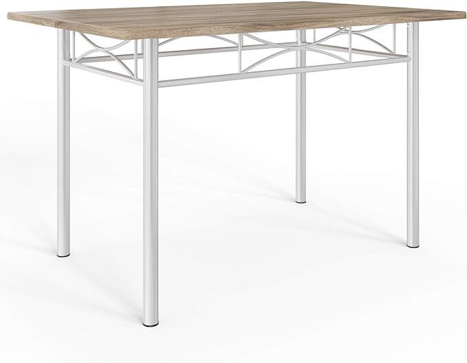 Dining table and 4 chairs oak colour