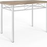 Dining table and 4 chairs oak colour Image 3