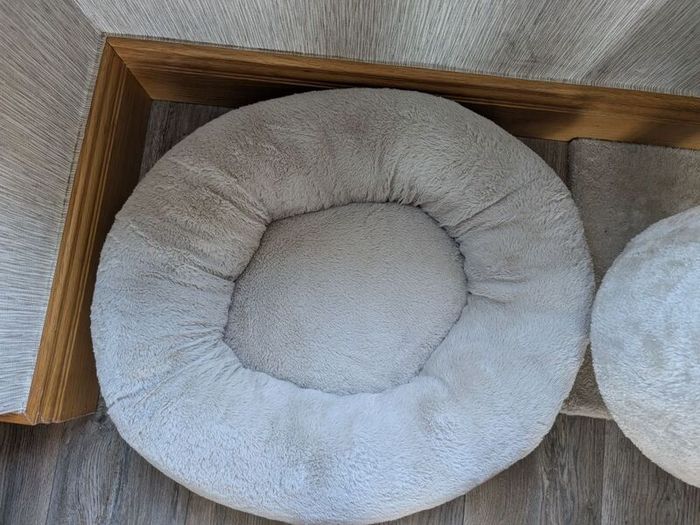Medium size Cozy Cat or Dog Bed Beige