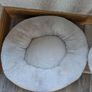 Medium size Cozy Cat or Dog Bed Beige Image 8