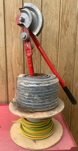 Electrical cables and Pipe bender