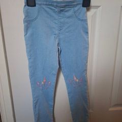 Girl's F&F unicorn jeggings age 7-8years