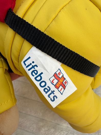 RNLI Life Boat Bear Plush Royal National Lifeboat Institution approx. 32 cm. Please see photos